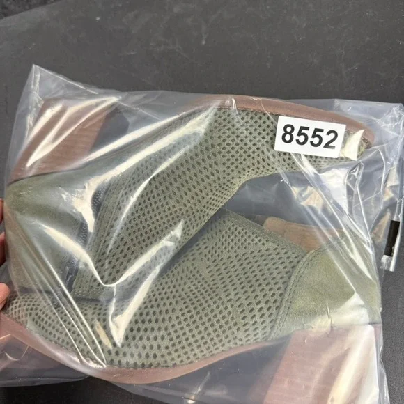 Lucky Brand LK-Zeshia Olive Green Suede Leather Perforated Ankle Booties Women's - Picture 10 of 10